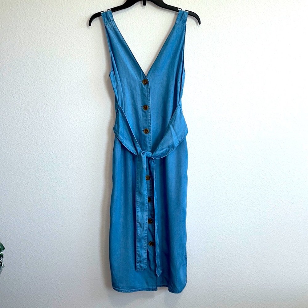 Chambray MIDI Dress
